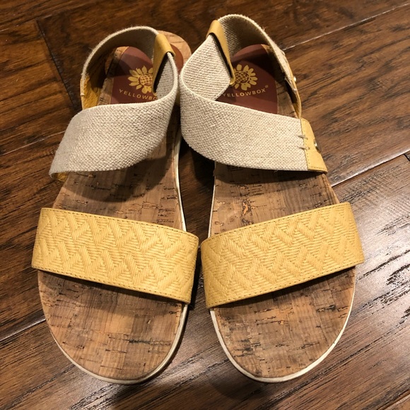 Yellow Box Shoes Sandals Poshmark 